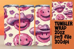 Joyful Watercolor Tumbler Wrap Sublimation 20oz Product Image 1