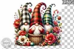 Christmas Gnome Sublimation - Clipart PNG Design Product Image 1