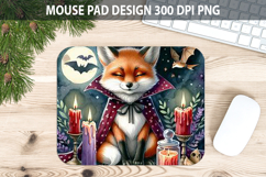 Watercolor Fox Mouse Pad Sublimation - Animal PNG Product Image 1