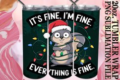 Joyful Inspirations 20oz tumbler wrap, Xmas Product Image 1