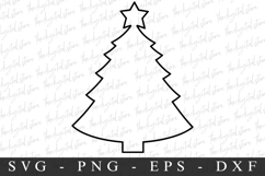 Christmas Tree SVG | SVG Cut files | Cricut Product Image 1