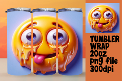 Beautifully Designed 20oz Tumbler , 3D Emoji Product Image 1