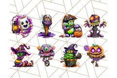 Haunted Treats Clipart PNG, Halloween Candy Art Product Image 4