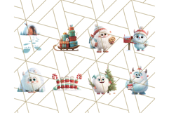 Holiday Yeti Village PNG Clipart, Cute Winter Clip Art Product Image 4