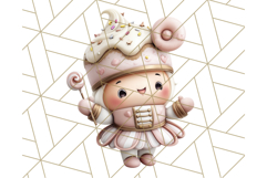 Playful Pink Nutcracker PNG, Pastel Christmas Clipart Product Image 4