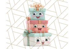 Kawaii Christmas Yeti PNG Clipart, Cute Bigfoot Holiday Art Product Image 4