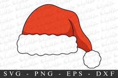 Santa Hat Svg | Christmas svg | Svg cut file Product Image 1