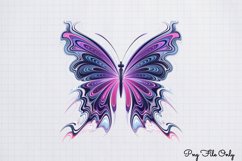 Smoke Butterflies Clipart PNG Product Image 1