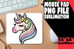 Luminous MOUSE PAD Creative PNG, Unicorn Product Image 1