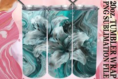Radiant Springtime Flowers Tumbler Wrap Design Blossom 20oz Product Image 1