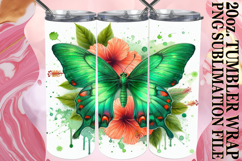 GIFT OF SERENITY 20oz TUMBLER WRAP, Butterfly Product Image 1
