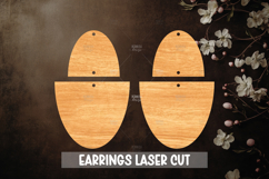 Summer Style Laser Cut Earrings SVG File Product Image 1