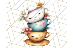 Princess Tea Party PNG Clipart with Teacups &amp; Fancy Treats Product Image 4