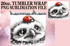 ENCHANTING VIEWS 20oz TUMBLER WRAP, Cute Animals Product Image 1