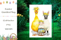 Farm Garden Flag Print, Welcome Garden Flag Template Product Image 1