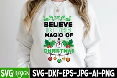 Believe in the Magic of Christmas SVG Cut File,Christmas SVG Product Image 2