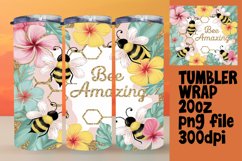 RADIANT 20oz Tumbler PNG Design , Bee Product Image 1