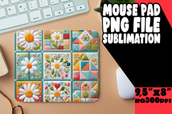 Luminous Desk Mat PNG Style, Patchwork Product Image 1