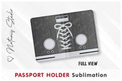 2 Sneaker patterns - Passport Holder sublimation. Product Image 6