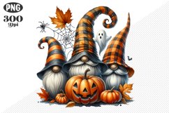 Halloween Gnomes Sublimation - Clipart PNG Design Product Image 1