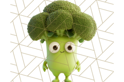 Cute Food PNG Clipart, 3D Adorable Kawaii Characters Png Product Image 4