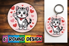 Enchanted Circle Keychain Inspiration PNG, Cat Valentin's Da Product Image 1