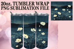 Whimsical Spring Flower Pattern Tumbler Design Product Image 1