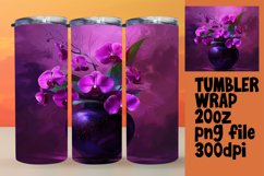 Watercolor Bouquet Tumbler Design: Garden Serenity Product Image 1