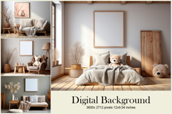 Living Room Couch Backdrops Sofa Summer Background Wallpaper Product Image 1