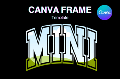 MINI Canva Frame Mother Day Poster Varsity Photo Frame Product Image 1