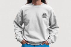 Men Relax Fit Sweatshirt Mockup PSD JPG Product Image 1