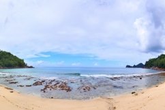 Tropical beach panorama at the Seychelles Islands Product Image 1