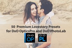 50 Premium Lovestory Presets for DxO OpticsPro, DxO PhotoLab Product Image 1