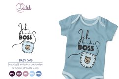 Ich bin der Boss | Neugeboren SVG Product Image 1