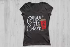 Have A Cup Of Cheer Svg, Christmas Svg, Coffee Svg, Winter. Product Image 2