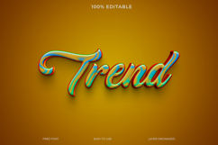 Vibrant 3D Text Effect Trend for Design Projects Product Image 1