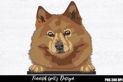 Finnish spitz Sublimation, Finnish spitz PNG design Product Image 1