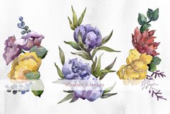 Hand-drawn watercolor flowers and bouquets png Product Image 2