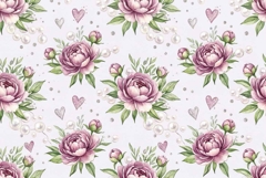 Watercolor seamless repeat pattern Mother's Day Product Image 1