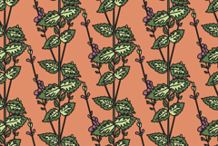 Botanical floral seamless pattern with wildflowers vector Product Image 1
