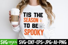 Tis The Season To be Spooky SVG Cut File,Halloween SVGDesign Product Image 1