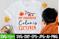 My Favorte Color is Fall SVG ,Fall SVG,Fall Sublimation PNG Product Image 4