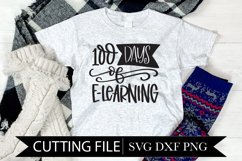 100 days of E-Learning - Hand Lettered SVG Product Image 1