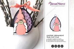 Easter Gnomes SVG Ornament | Gnome 3D Layered Design Product Image 5