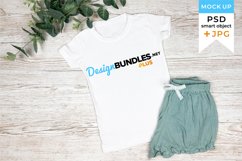 Kids T-shirt Mockup | Toddler Shirt Mockup JPG PSD Product Image 1