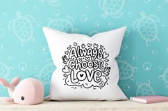 Always choose love quote Svg Png Product Image 2
