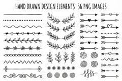 Hand Drawn Page Dividers and Laurels Product Image 1