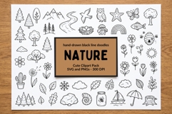 Hand Drawn Nature Clipart Product Image 1