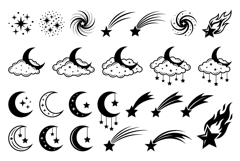 Celestial Moons and Stars Product Image 1