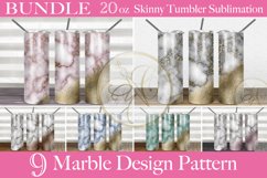 BUNDLE Marble 2oz Skinny Tumbler Sublimation Product Image 1